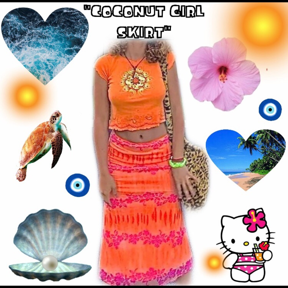 Tropical Tourist Hawaiian Skirt